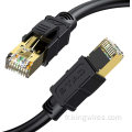 Câble de raccordement sans accroc Câble Ethernet rond CAT8
